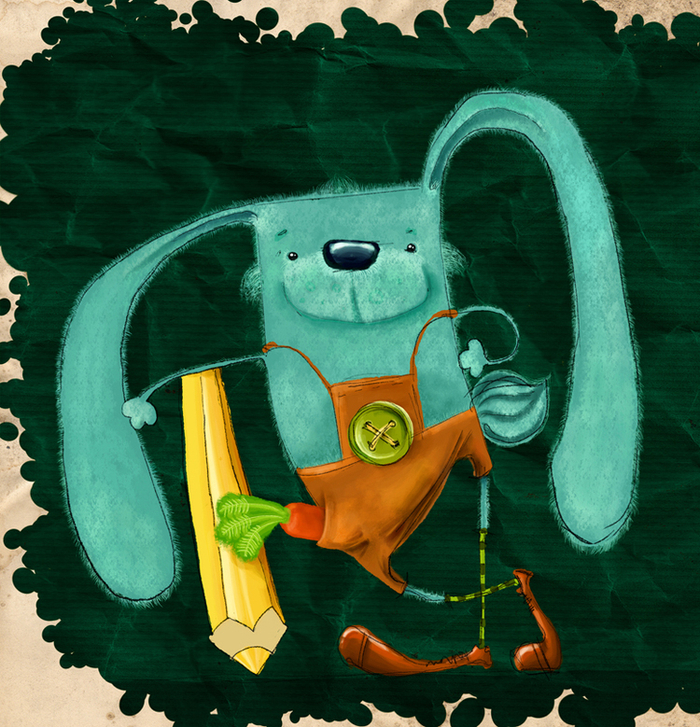 Жёлтый карандаш и Заяц