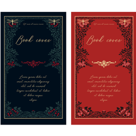 Обложка книги шаблон