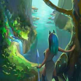 Фэнтези лес