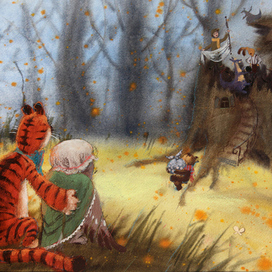 Домик Совы после бури 