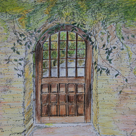 дверь в сад