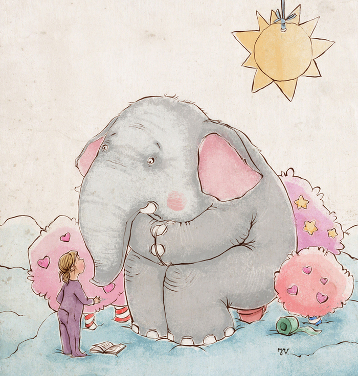 Девочка и слон