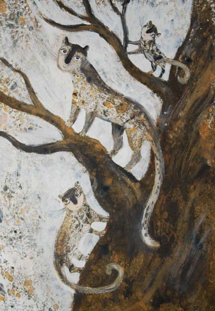 Дикие кошки (из серии "Кто на дереве сидит")