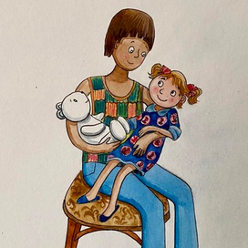 Бабушка и внучка