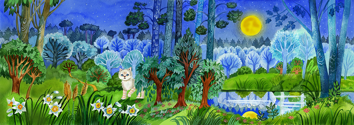 Иллюстрация к сказке про волшебницу