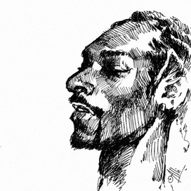 Скетч, лицо