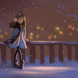 Цепочка огоньков