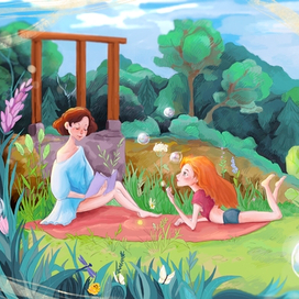 Яркое лето.