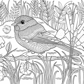 Страница раскраски