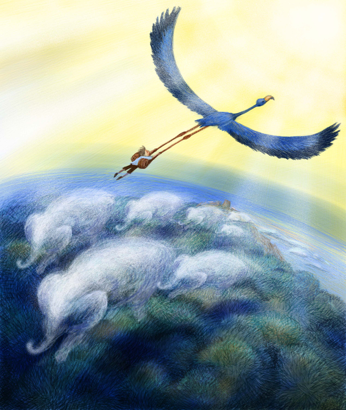 Дети синего фламинго