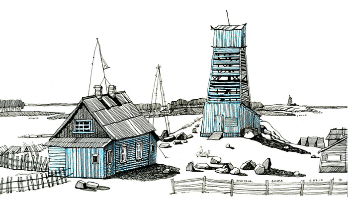 Вышка. Соловки.