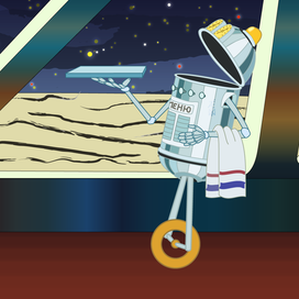 «Че-ты-ре-ста. — У нас всё то-чна.»