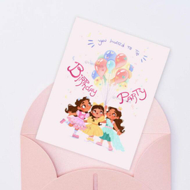 Иллюстрация детская для приглашения на День рождения