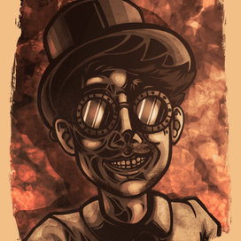 Портрет брутального 3д художника