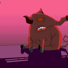 Свинослон в недоумении