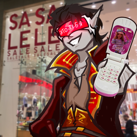 Скетч с персонажем