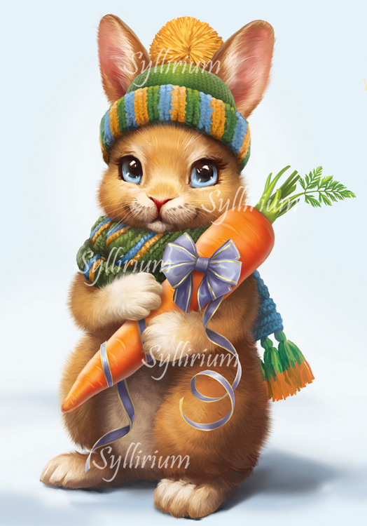 Новогодний кролик 3