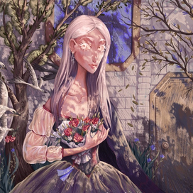 Вечер в саду