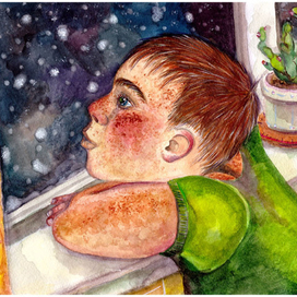 Первый снег.