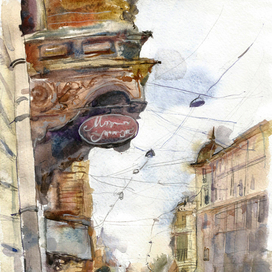 Улица Некрасова. Спб