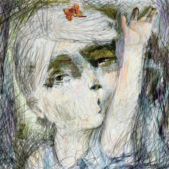 первая бабочка