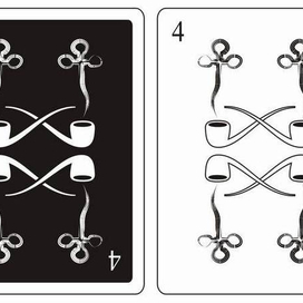 Четвёрка крести. Два варианта.