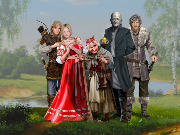 Персонажи к книге Стражи тридесятого леса