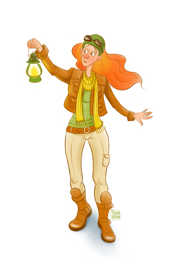 Девушка с фонарем 