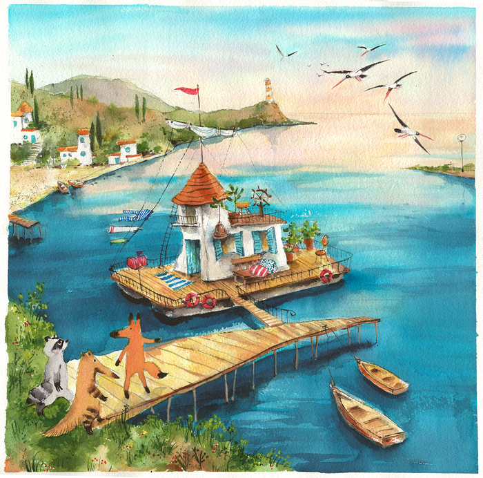 Плавучий дом Лиса