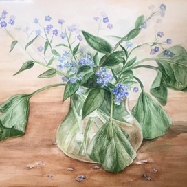 Увядающие незабудки 