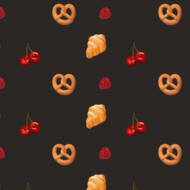 Логотип и паттерн для пекарни "Южные"