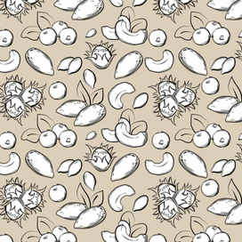 Ореховый паттерт с клюквой