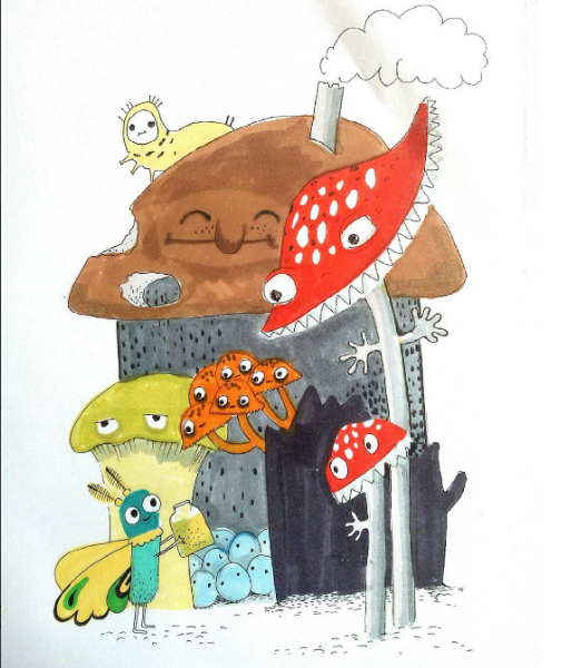 Моль Модест принёс грибам рассольччик