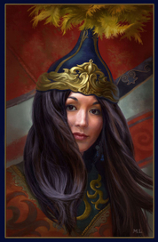 Казахская девушка