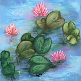 Иллюстрация на тему "4 стихии, вода"