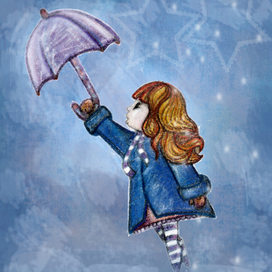 Полет на зонтике