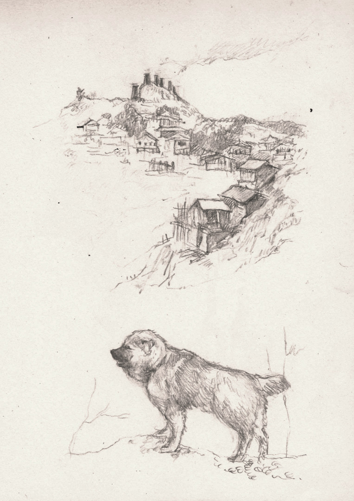 грузинские эскизы. омало