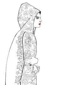 Девушка под капюшоном 