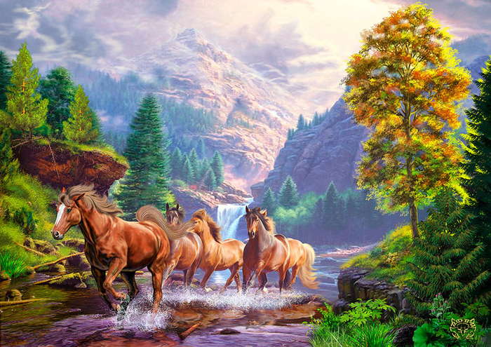 Табун... для гобелена...