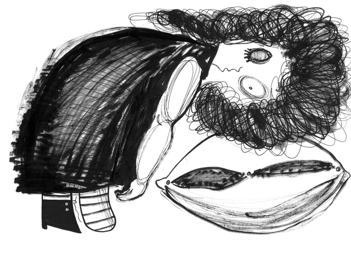 Больная кукла_Спит