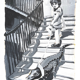 Серия работ «люди и звери»