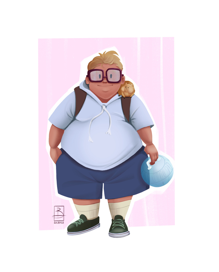 Серия иллюстраций «Детки и их питомцы»