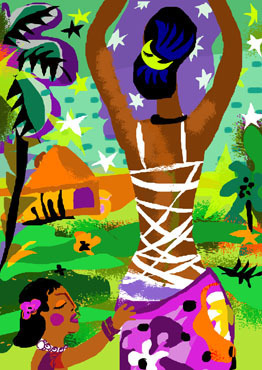 развешивая звезды