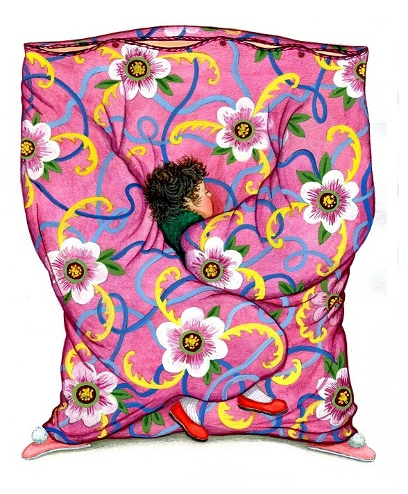 Мама теплая, как одеяло.