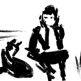 Хозяйка и кошка