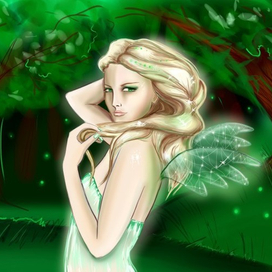 Фея в лесу
