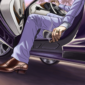 Гангстер на Lamborghini