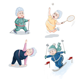 Спортивная бабуля