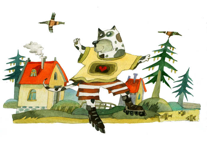 Сказка про художника и корову Музу