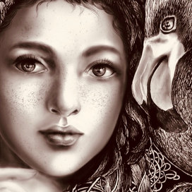 Розовый фламинго 